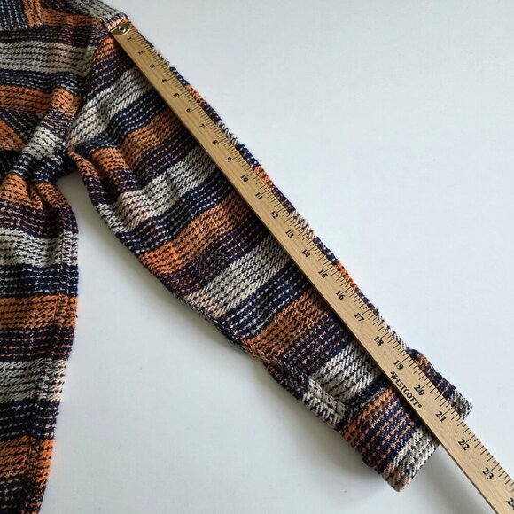 HUF Shirt Mens S Multicolor LS Cotton Shacket Button Up Casual Skater Streetwear - Picture 6 of 16